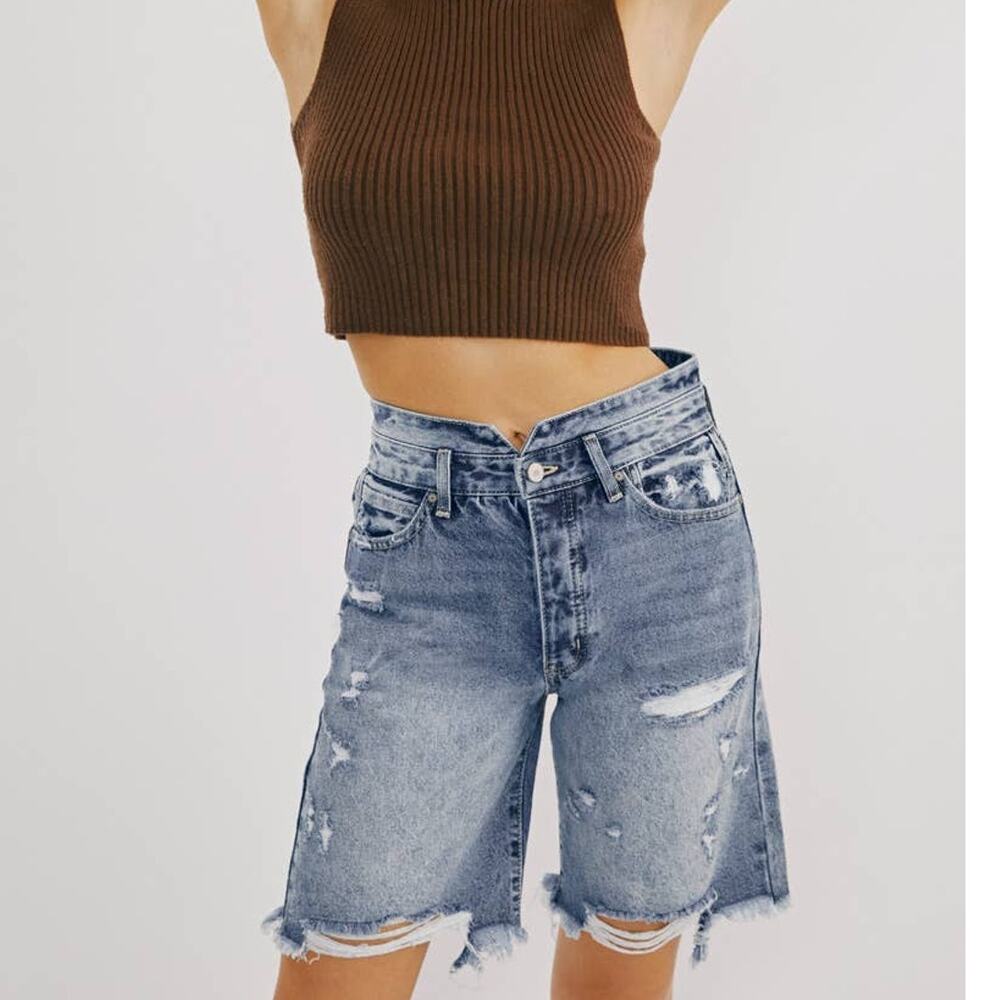 Ultra High Rise Bermuda Shorts 90s